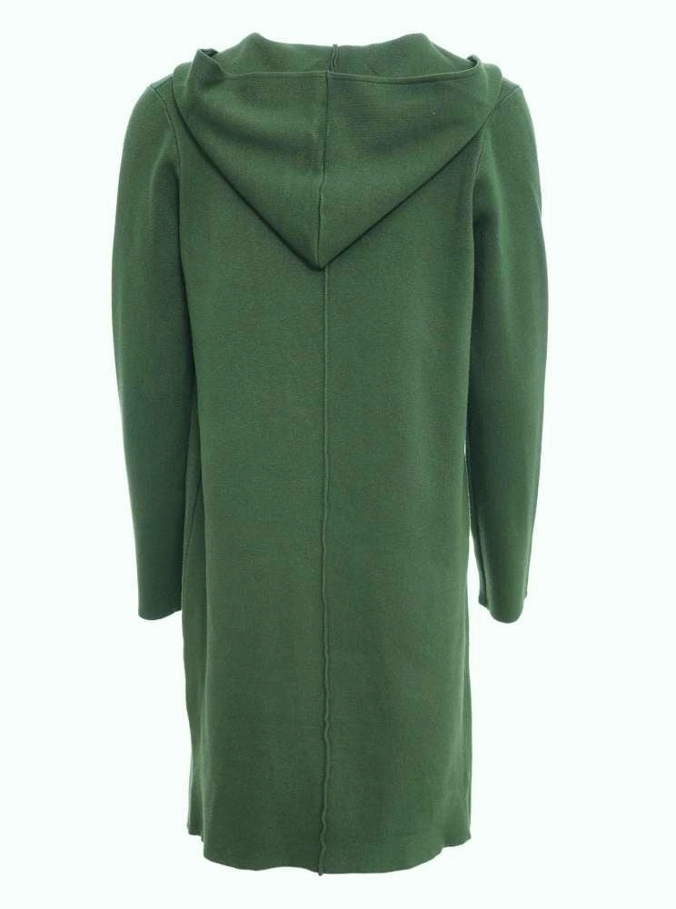 đź’• Zwillingsherz Strickjacke "Janina Basic" Strickmantel offen Khaki