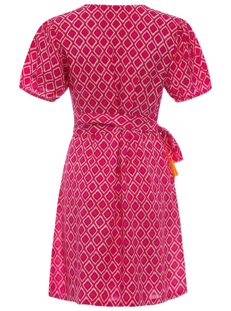đź’• Zwillingsherz Kleid "Ivana" Wickelkleid Pink