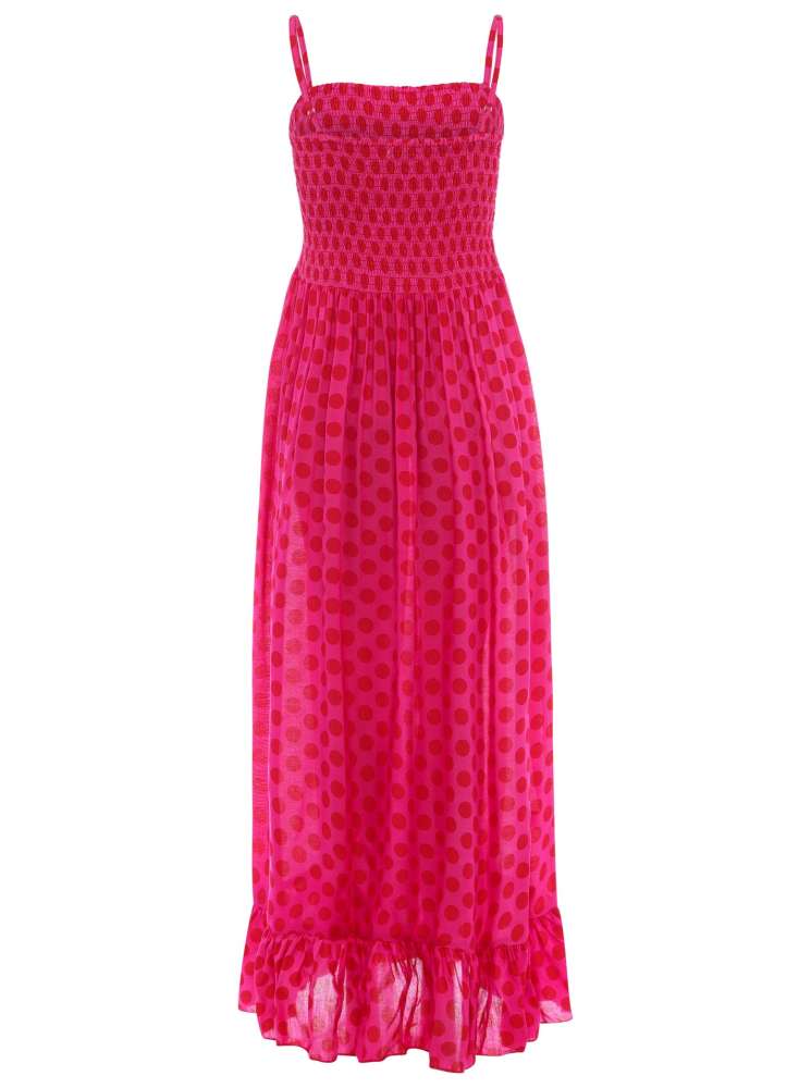 đź’• Zwillingsherz Kleid Maxikleid Off Shoulder "Janka" Pink