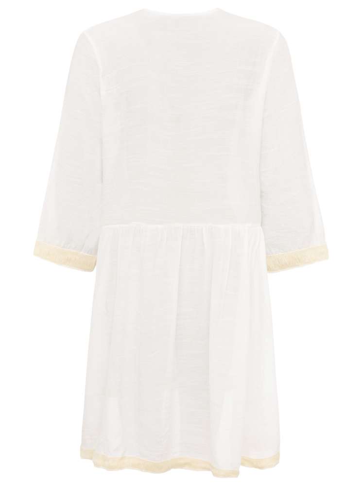 💕 Zwillingsherz Kleid "BoHo Summer" 100 % Viskose Weiß
