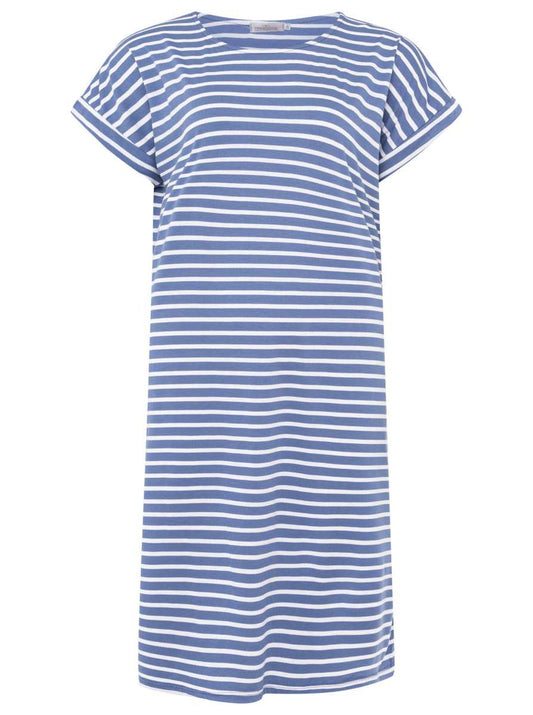 💕 Zwillingsherz Kleid "Maritime Streifen" Blau