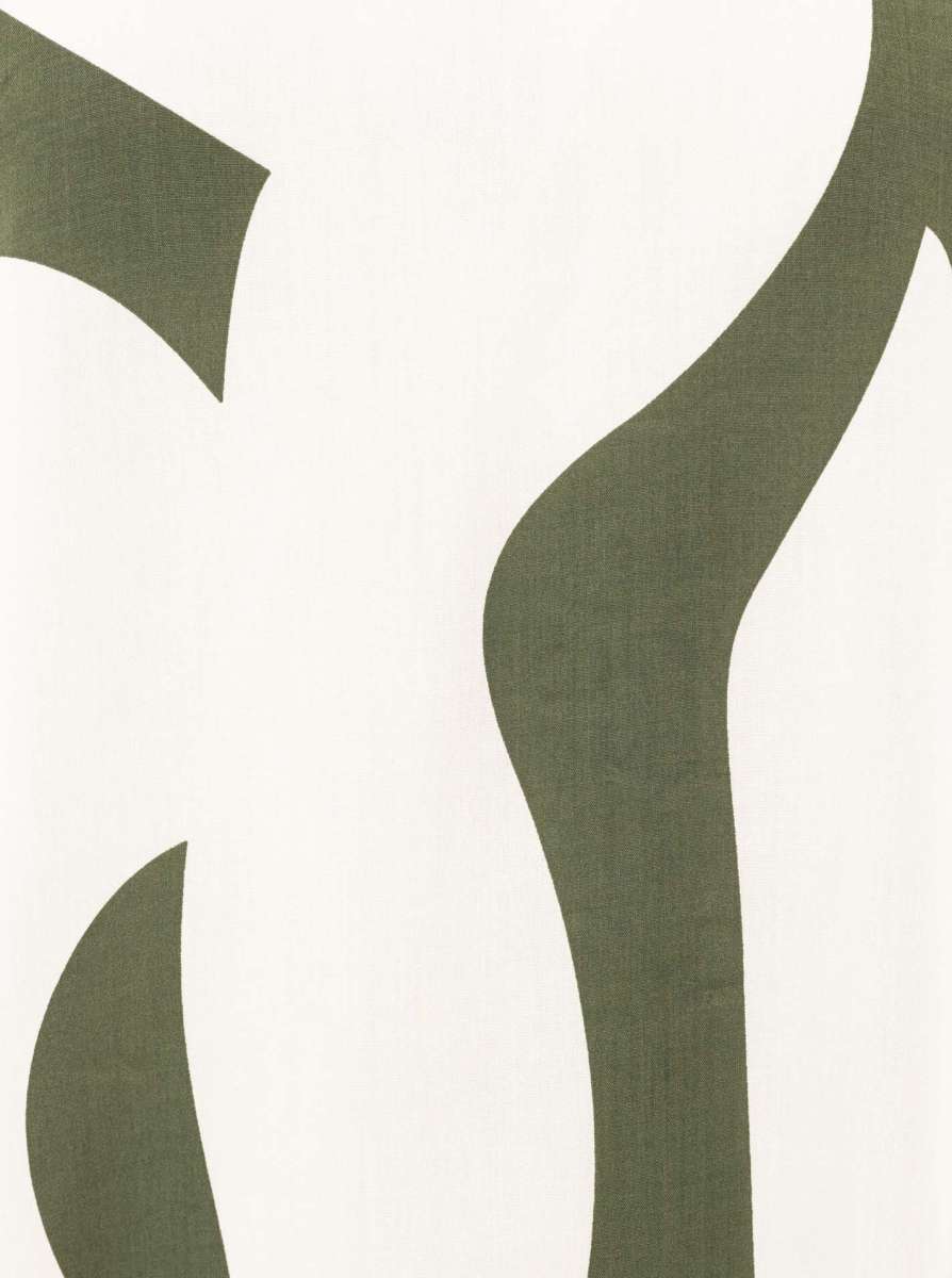đź’• Zwillingsherz Maxikleid "Abstrakt" 100 % Viskose Khaki