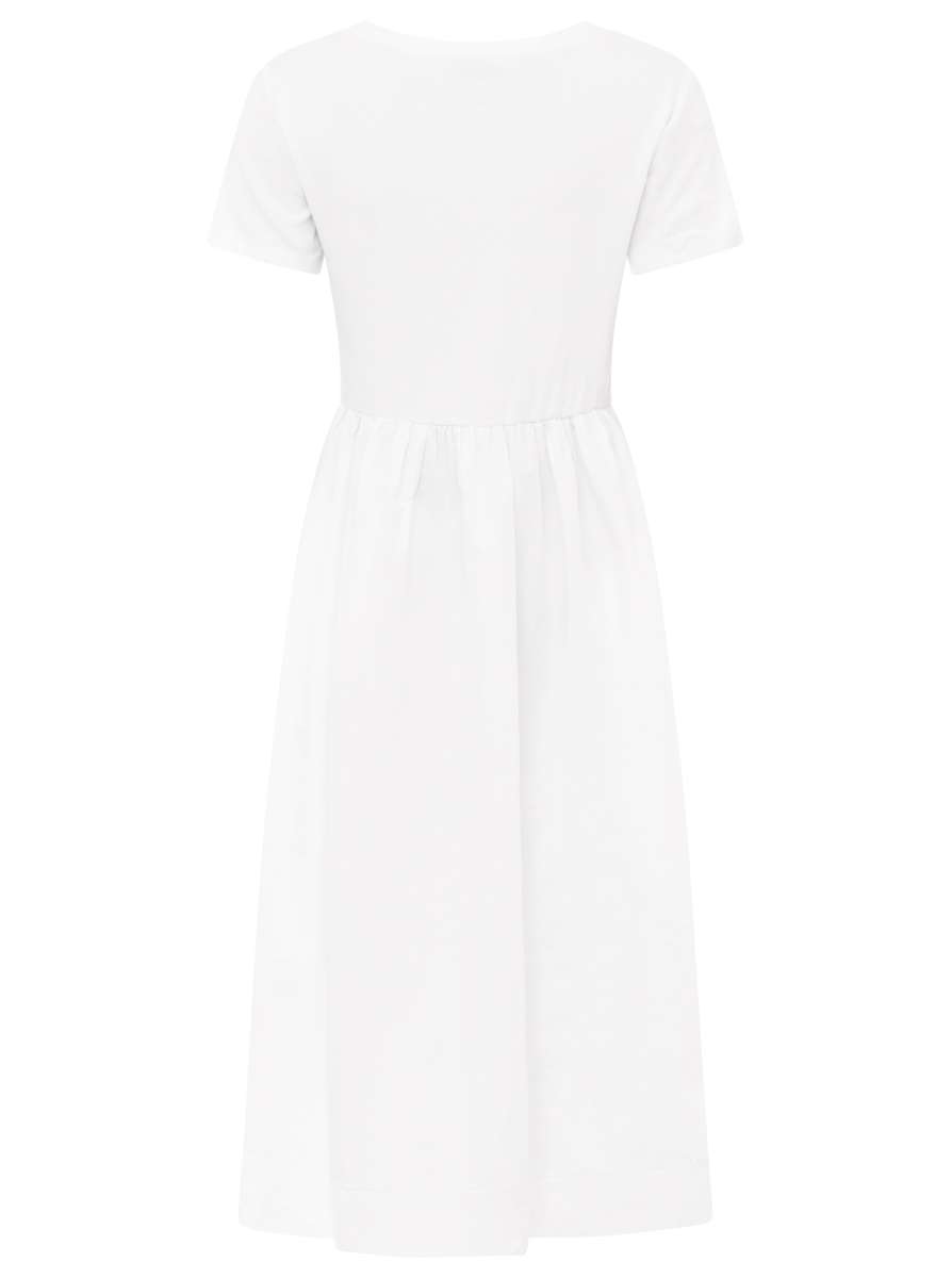 💕 Zwillingsherz Kleid "Strandspaziergang" 100 % Baumwolle Weiß