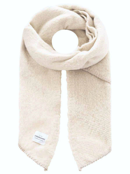 💕 Zwillingsherz Schal Kuschelschal "Uni & Stitch" Beige