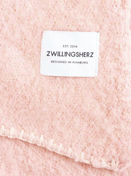 💕 Zwillingsherz Schal Kuschelschal "Uni & Stitch" Rosa