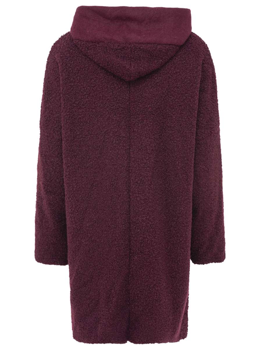 đź’• Zwillingsherz Oversize Teddy Mantel "Neon" Bordaux