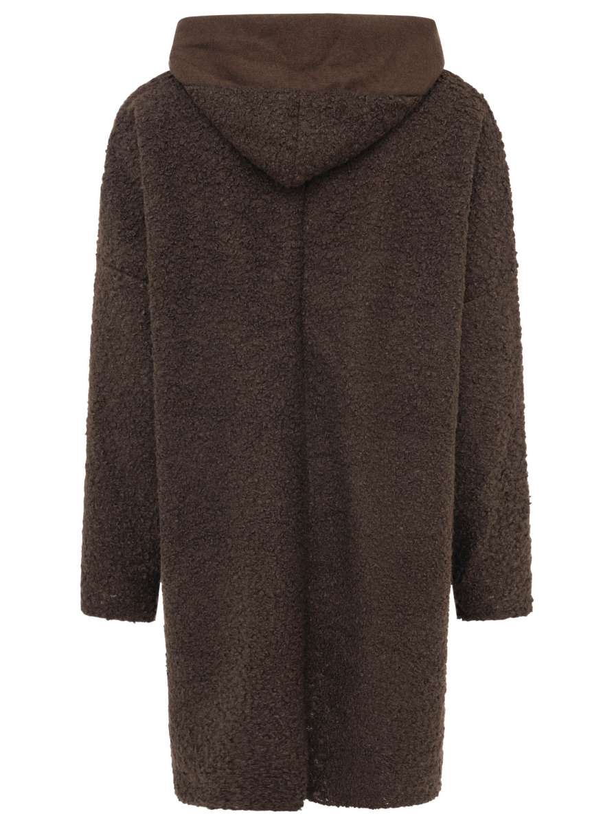 đź’• Zwillingsherz Oversize Teddy Mantel "Neon" Braun