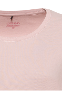 Olsen Shirt Edda Langarm Faded Blush 11100501