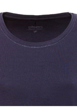 Olsen Shirt Edda Langarm Ink Blue 11100501