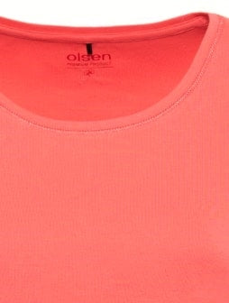 Olsen Shirt Edda Kurzarm Raspberry 11100677