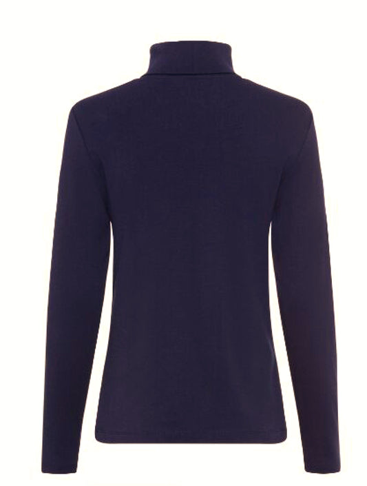 Olsen Shirt Rollkragen Langarm 11104429 Schwarz