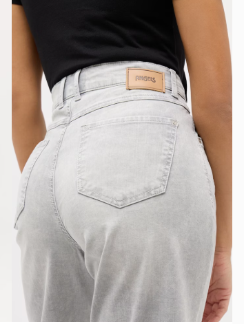 Angels Jeans Culotte Linn Fringe Light Grey Random used 26"