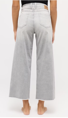 Angels Jeans Culotte Linn Fringe Light Grey Random used 26"