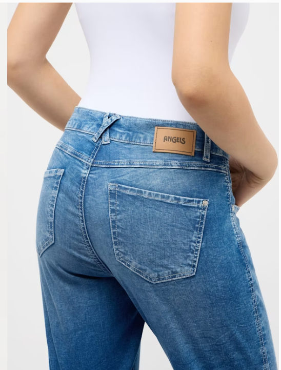 Angels Jeans Darleen Cropped TU light blue randam used 30" Normallänge