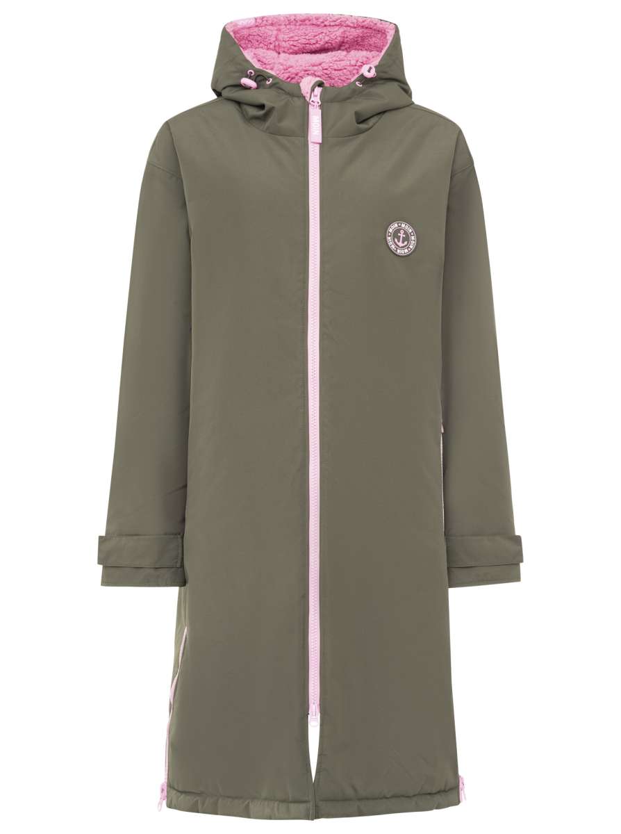 💕 Zwillingsherz Oversize "Windjacke" Windmantel Khaki