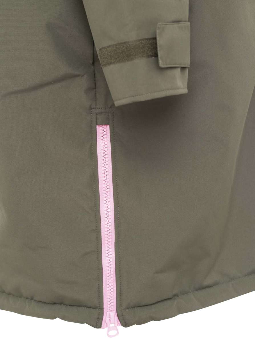 💕 Zwillingsherz Oversize "Windjacke" Windmantel Khaki