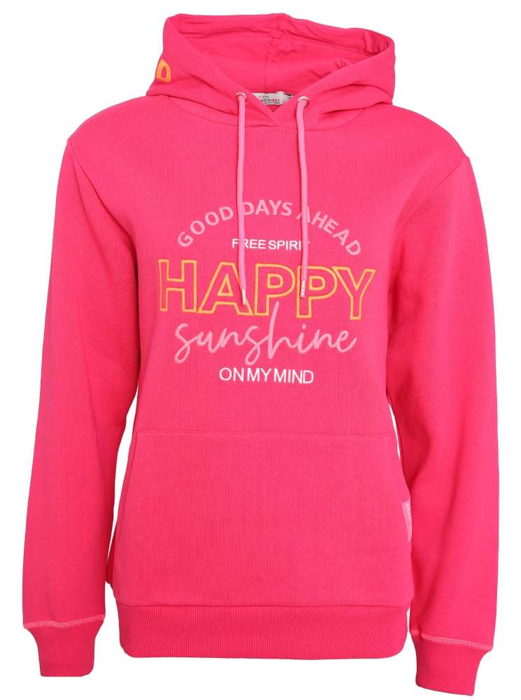 💕 Zwillingsherz Sweatshirt Hoodie "Pippa" Sweater Baumwolle Pink
