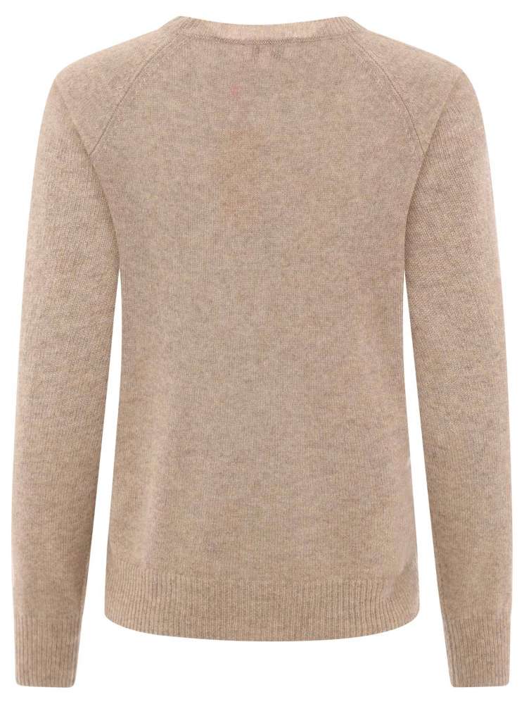 đź’• Zwillingsherz Pullover Pulli "Blogger & Uni" Rundhalspullover 100 % Kaschmir Cashmere Beige