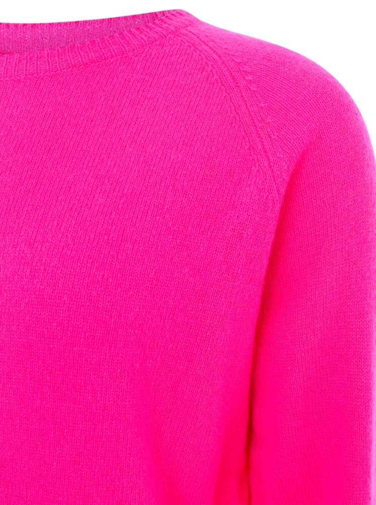 đź’• Zwillingsherz Pullover Pulli "Blogger & Uni" Rundhalspullover 100 % Kaschmir Cashmere Neonpink