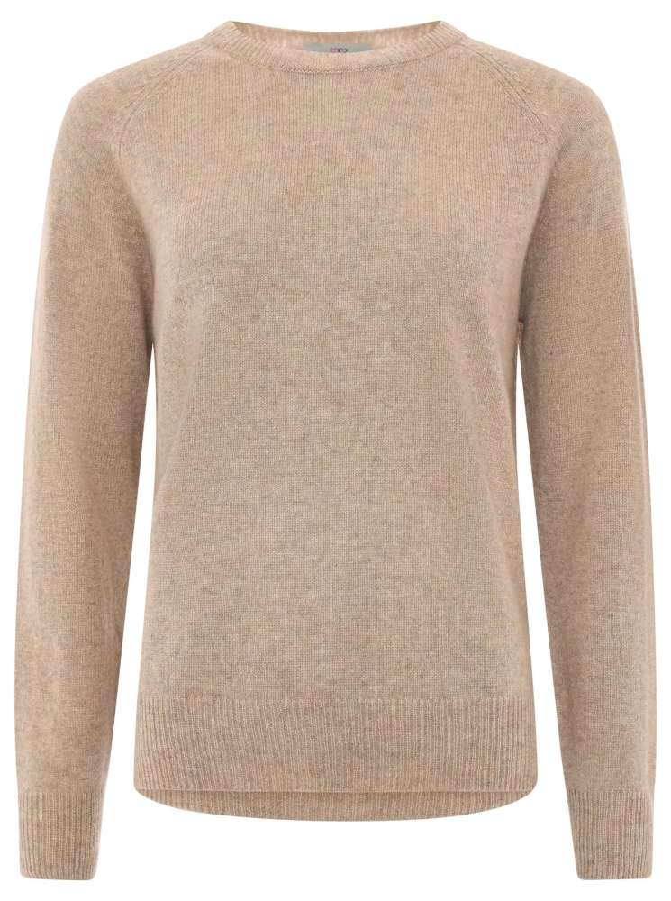 đź’• Zwillingsherz Pullover Pulli "Blogger & Uni" Rundhalspullover 100 % Kaschmir Cashmere Beige
