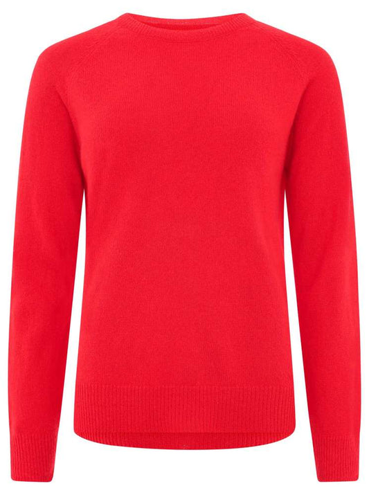 💕 Zwillingsherz Pullover Pulli "Blogger & Uni" Rundhalspullover 100 % Kaschmir Cashmere Rot