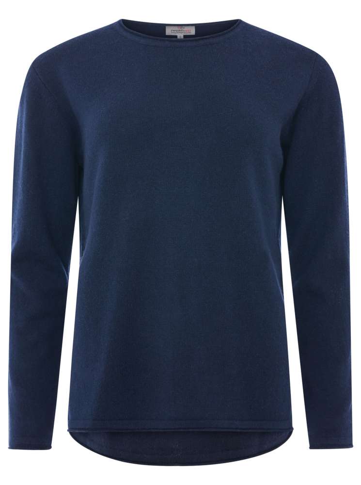 đź’• Zwillingsherz Pullover Pulli "Rundhals" 100 % Kaschmir Cashmere Navy