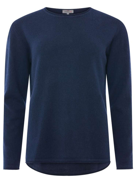 💕 Zwillingsherz Pullover Pulli "Rundhals" 100 % Kaschmir Cashmere Navy