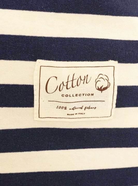 💕 Zwillingsherz Sweatshirt "Streifen & Jersey" Sweater Oversize Navy