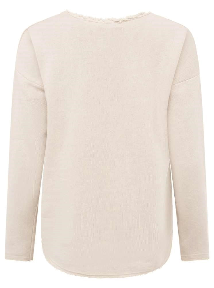 đź’• Zwillingsherz Pullover Pulli "Elisabeth" Baumwolle Beige