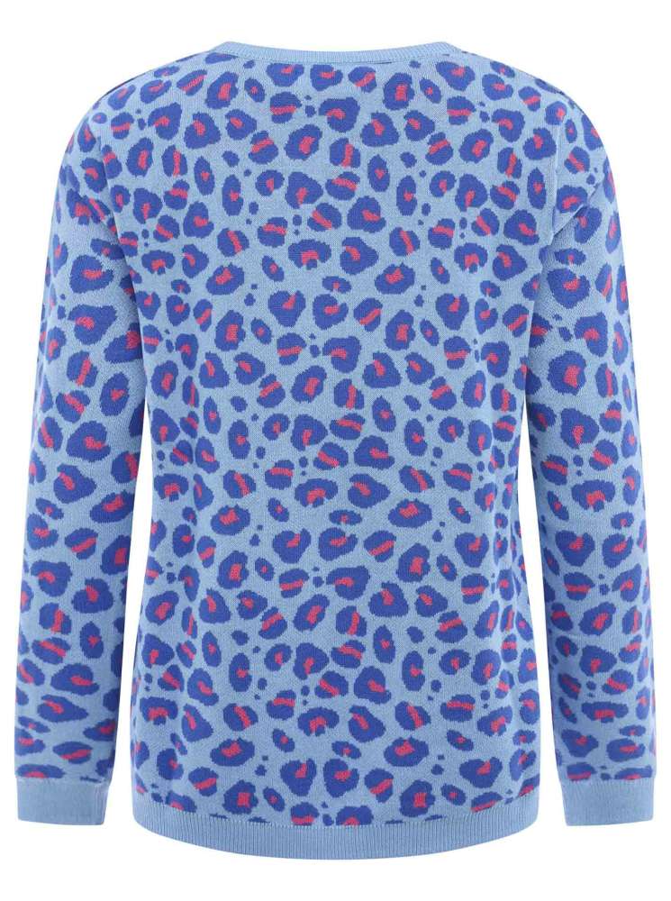 đź’• Zwillingsherz Pullover Pulli "Leo" 100 % Baumwolle Blau