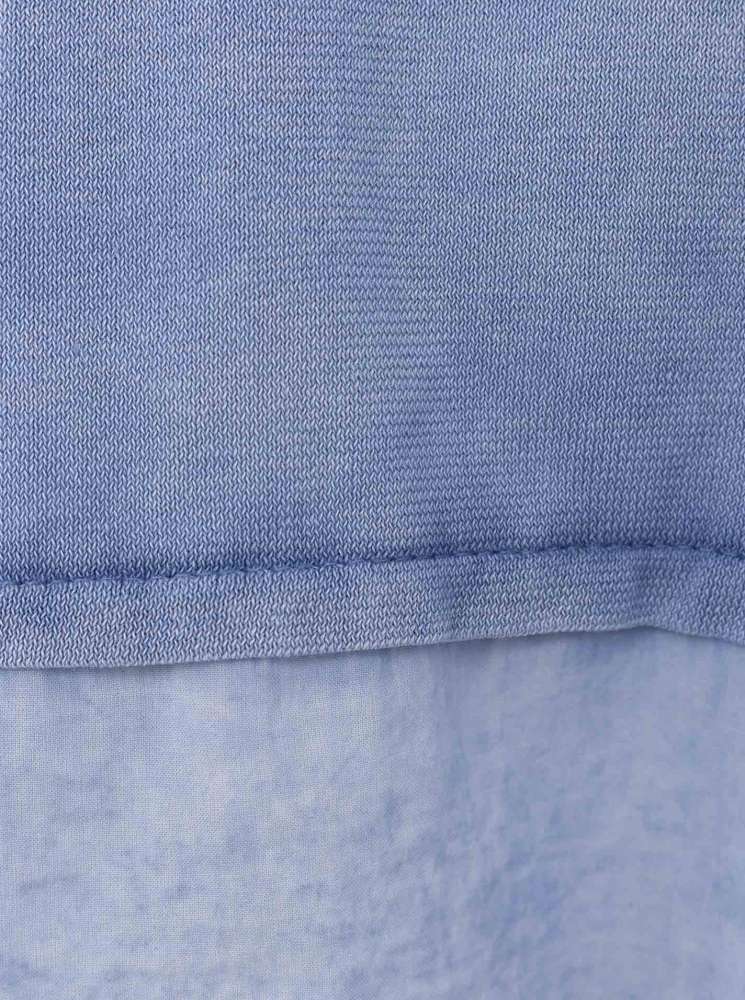 đź’• Zwillingsherz Sweatshirt "Washed Out" Oversized Jeansblau