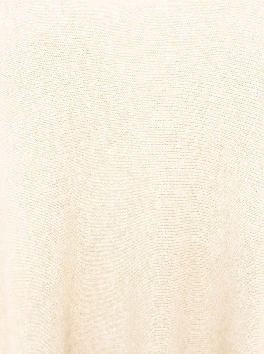 đź’• Zwillingsherz V-Neck Pullover "Uni" Beige