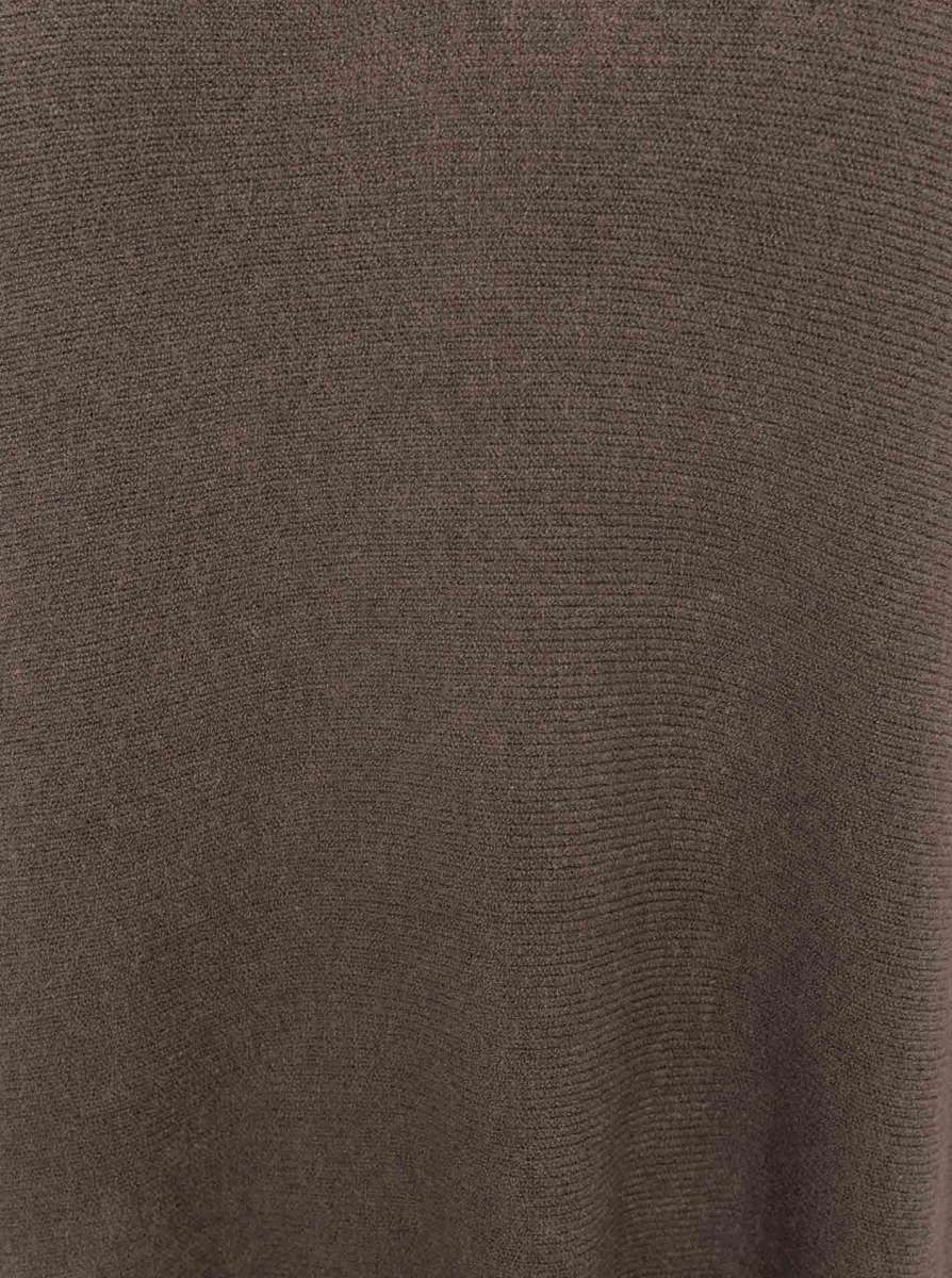 đź’• Zwillingsherz V-Neck Pullover "Uni" Braun
