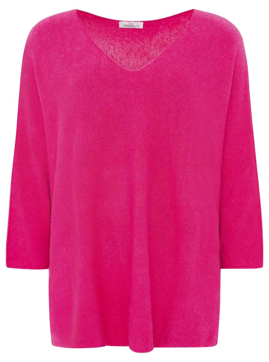 đź’• Zwillingsherz V-Neck Pullover "Uni" Pink