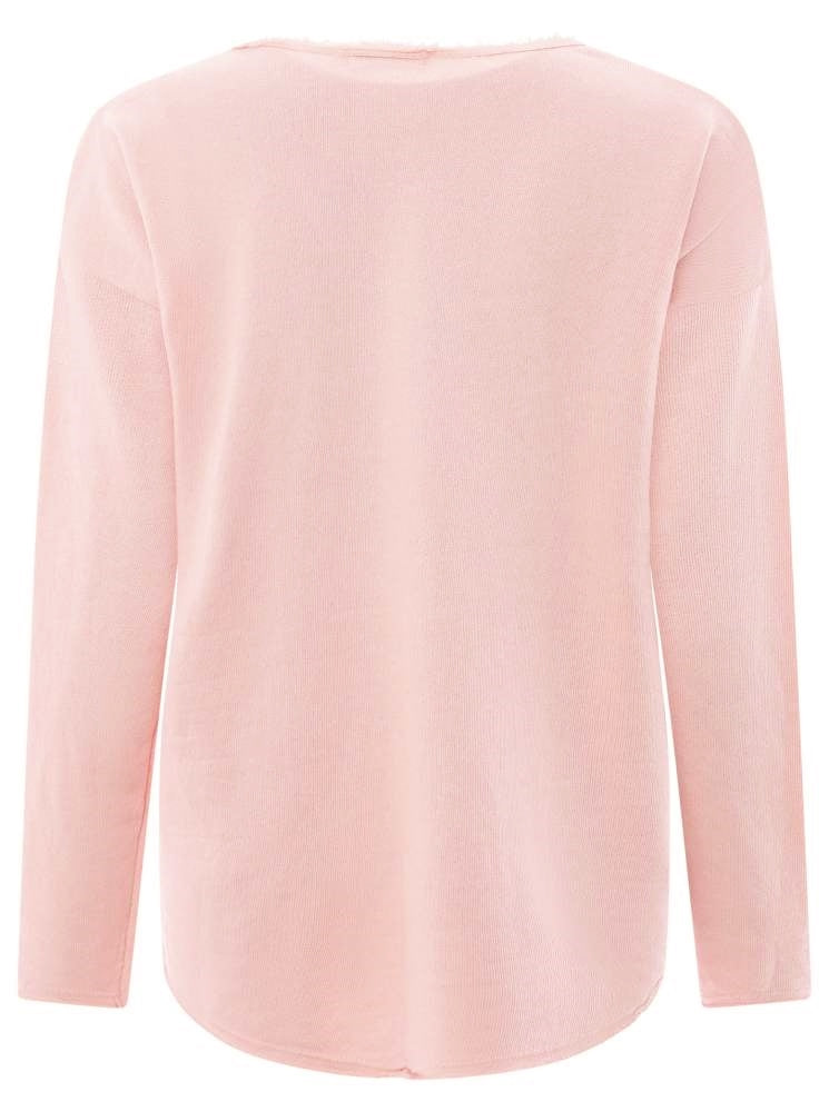 đź’• Zwillingsherz Pullover Pulli "Elisabeth" Baumwolle Rosa