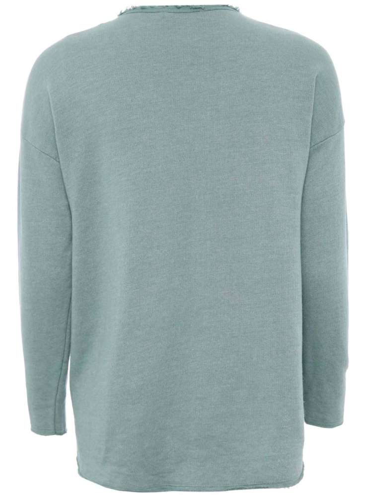 đź’• Zwillingsherz Pullover Pulli "Elisabeth" Baumwolle Petrol