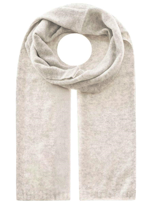 💕 Zwillingsherz Schal 100 % Cashmere "Classic" Kaschmir Hellgrau