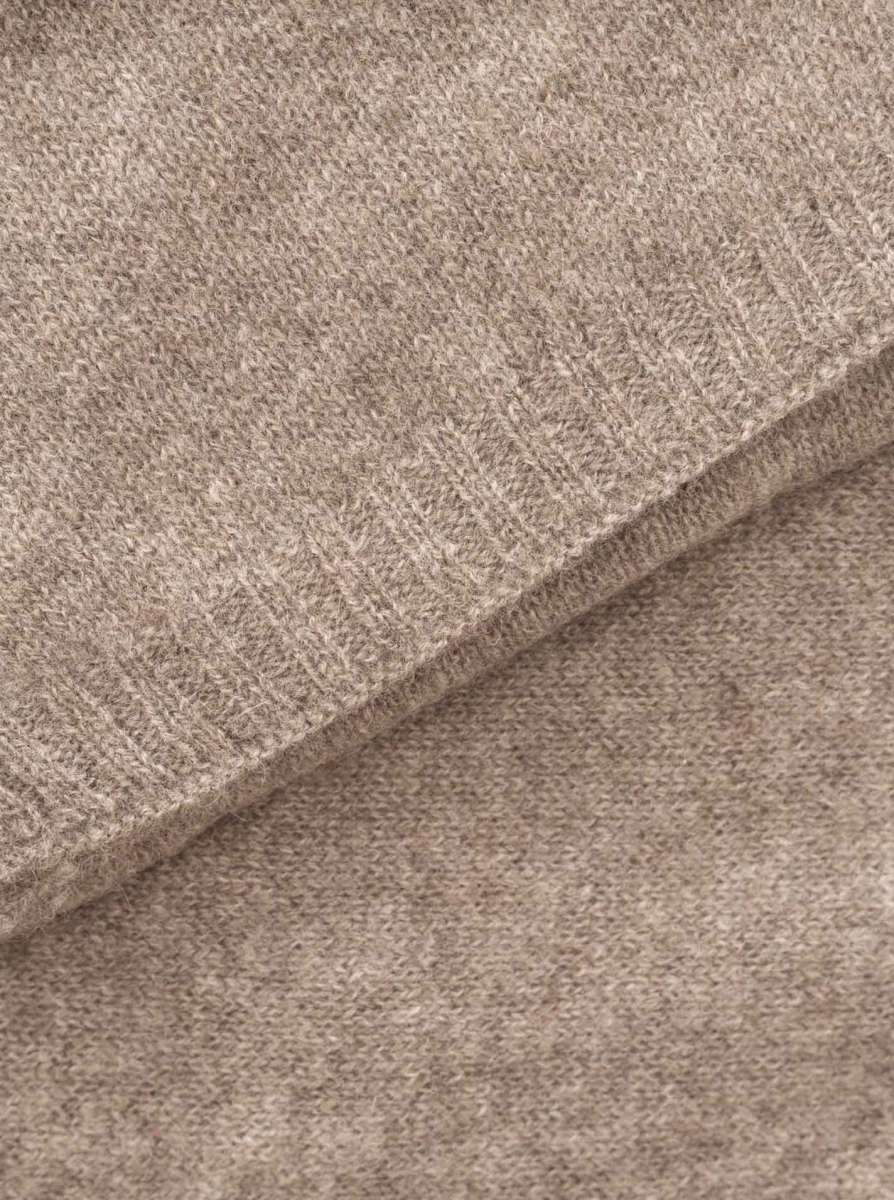 💕 Zwillingsherz Schal 100 % Cashmere "Classic" Kaschmir Taupe