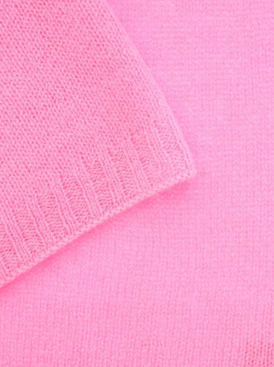 💕 Zwillingsherz Schal 100 % Cashmere "Classic" Kaschmir Bubbelgum
