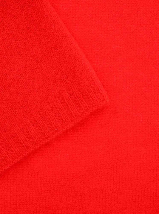 💕 Zwillingsherz Schal 100 % Cashmere "Classic" Kaschmir Rot
