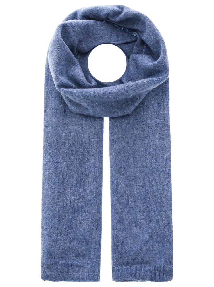 💕 Zwillingsherz Schal 100 % Cashmere "Classic" Kaschmir Jeansblau