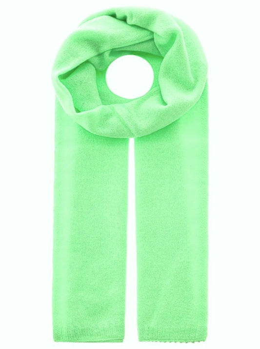 💕 Zwillingsherz Schal 100 % Cashmere "Classic" Kaschmir Neongrün