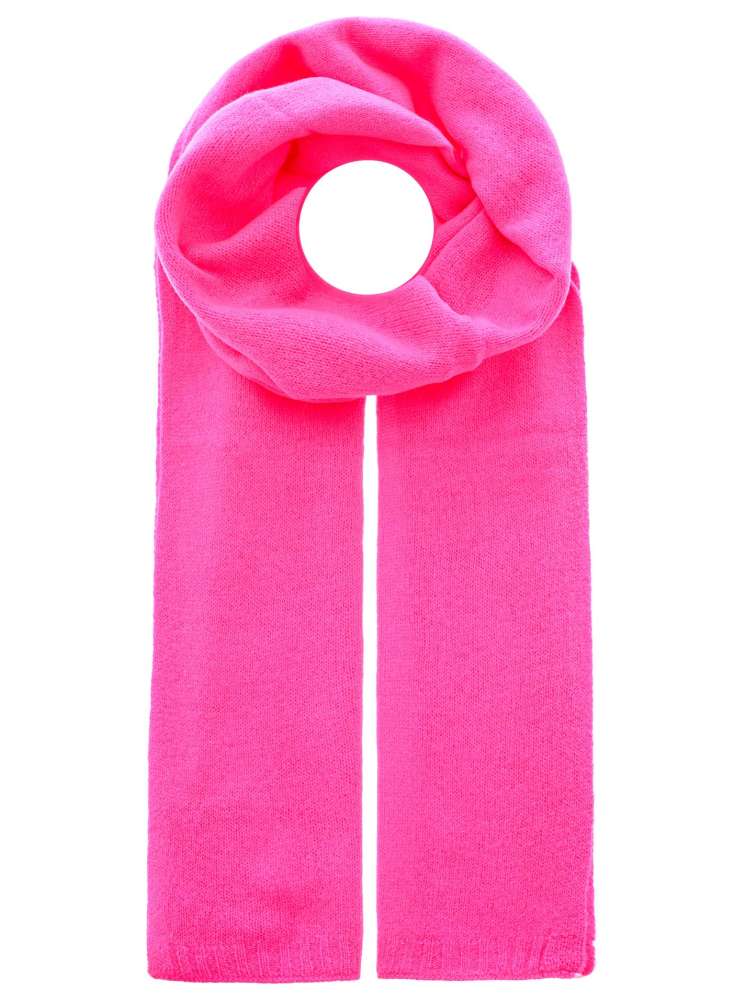 💕 Zwillingsherz Schal 100 % Cashmere "Classic" Kaschmir Neonpink