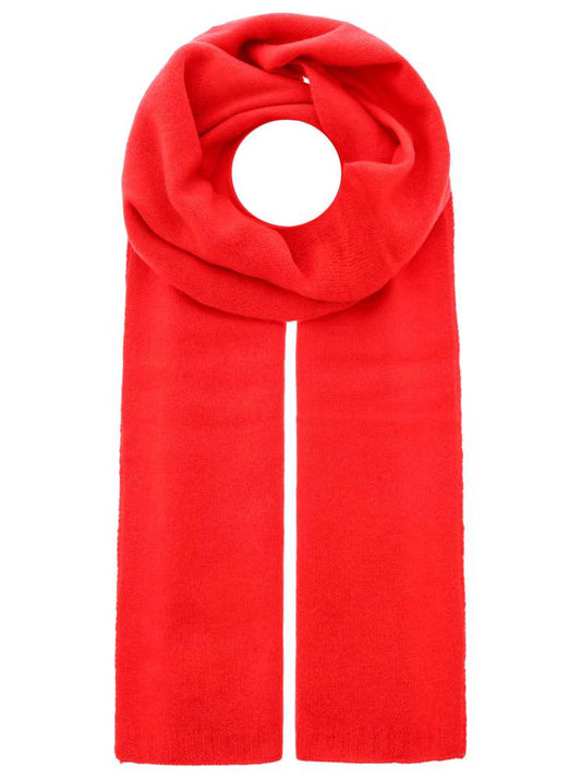 💕 Zwillingsherz Schal 100 % Cashmere "Herren-Uni" Classic Kaschmir Rot