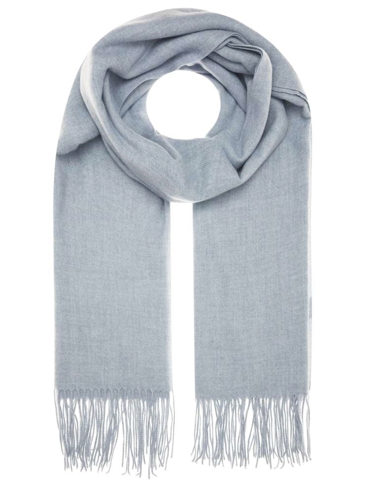 💕 Zwillingsherz Schal "Soft uni" Viskose Hellgrau