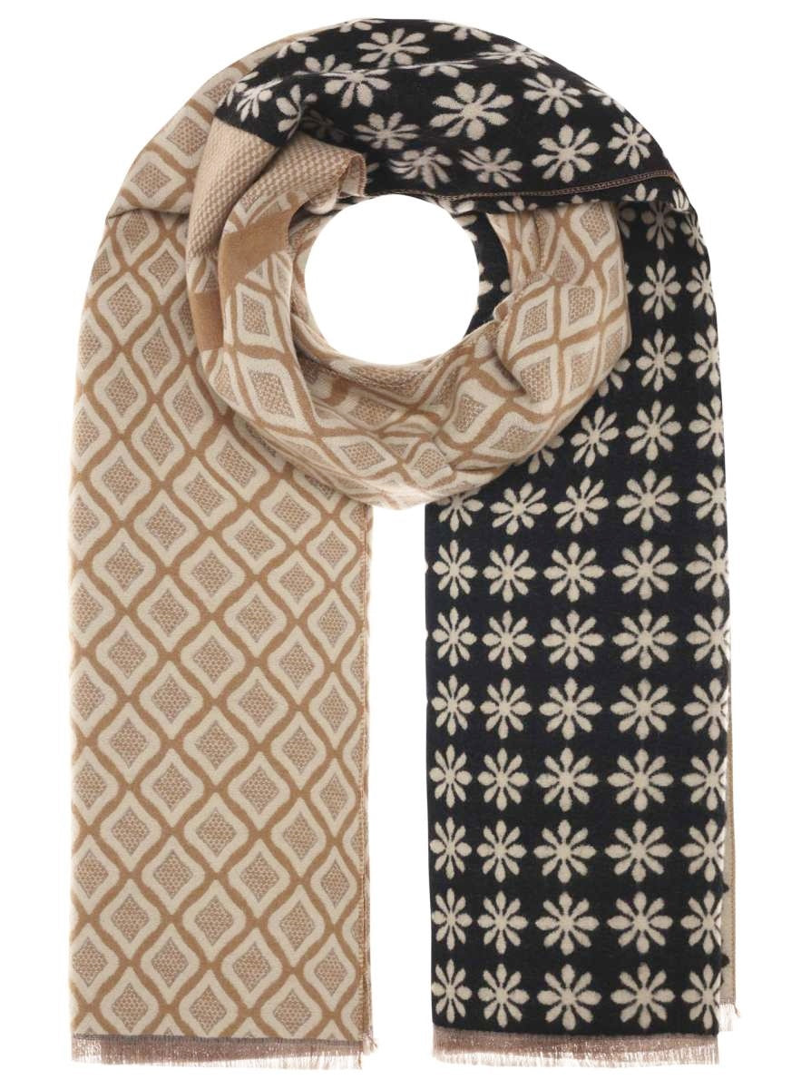 💕 Zwillingsherz Schal "Amsterdam" 100 % Viskose Beige