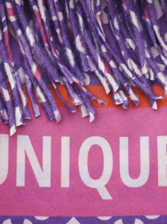 💕 Zwillingsherz Schal "Alessa" Lila