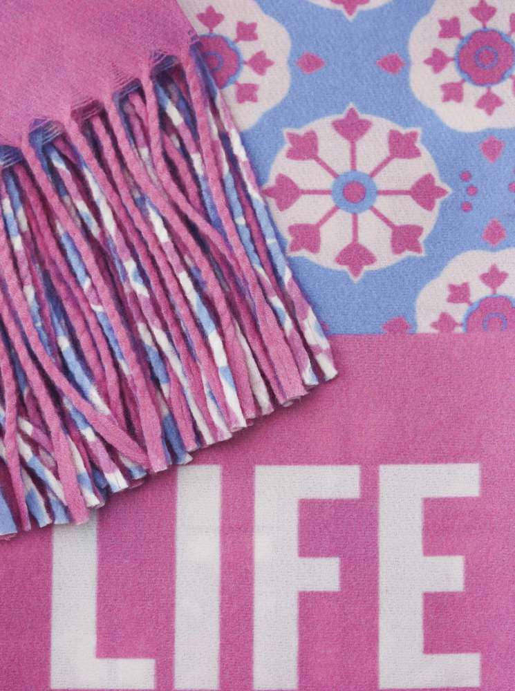 💕 Zwillingsherz Schal "Amanda" Pink