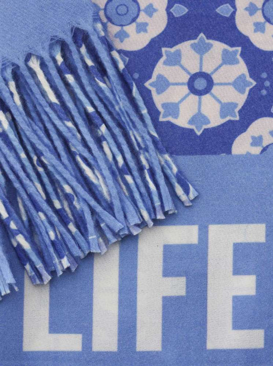 💕 Zwillingsherz Schal "Amanda" Royalblau