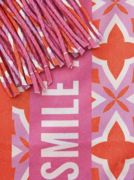 💕 Zwillingsherz Schal "Elisabetta" Pink